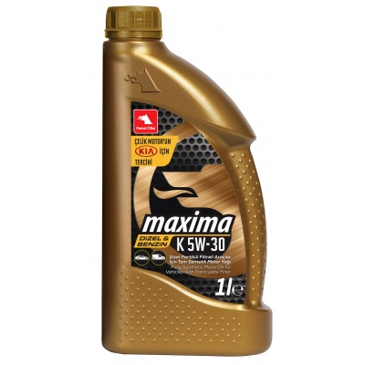 Масло моторное синтетическое Petrol Ofisi Maxima K 5W-30 Fully Synthetic, 1 л.